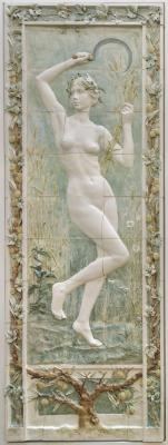 Panneau bas-relief : "l'été"
