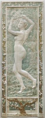 Panneau bas-relief : "le printemps"